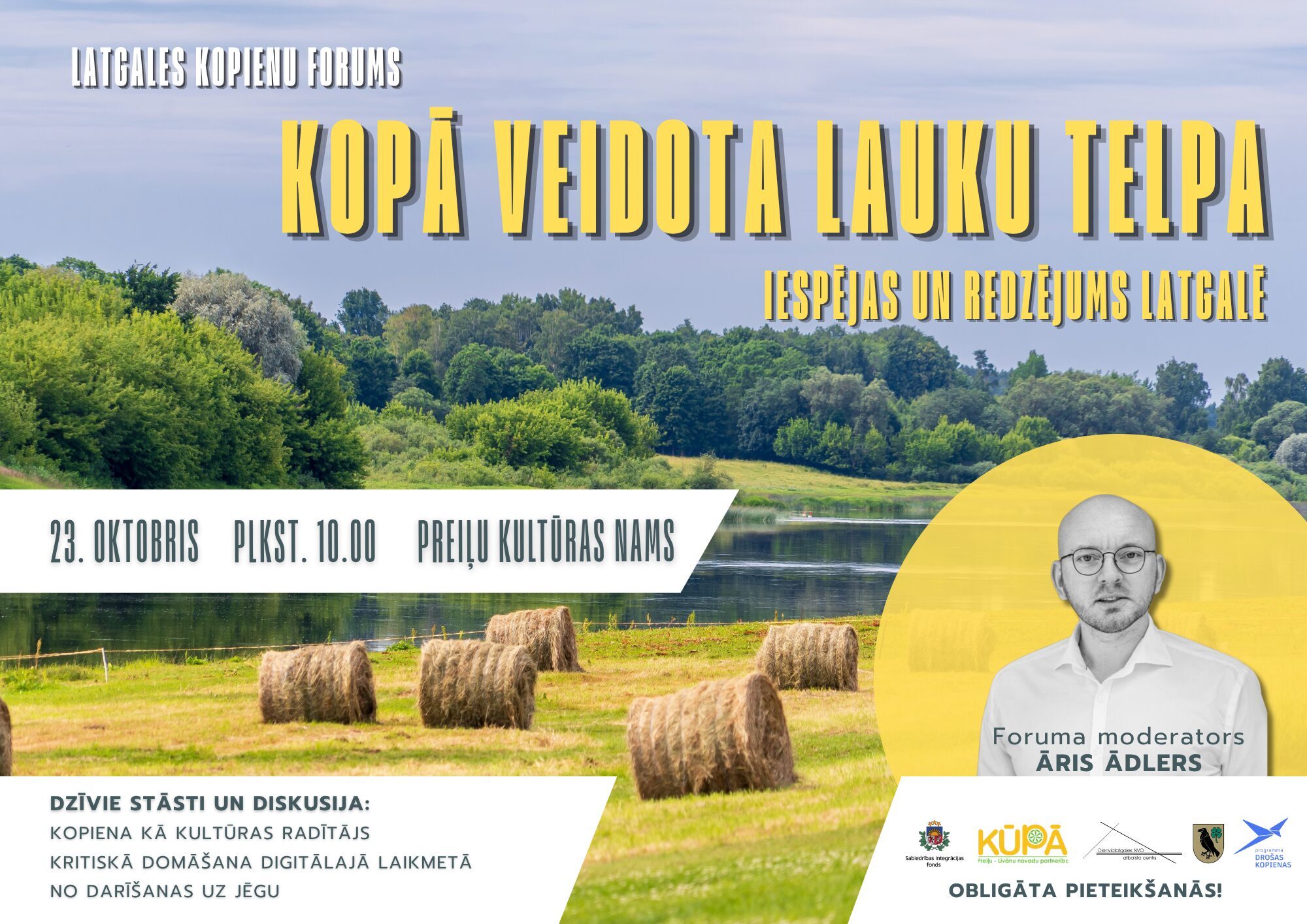 Aicinām piedalīties Latgales kopienu forumā!