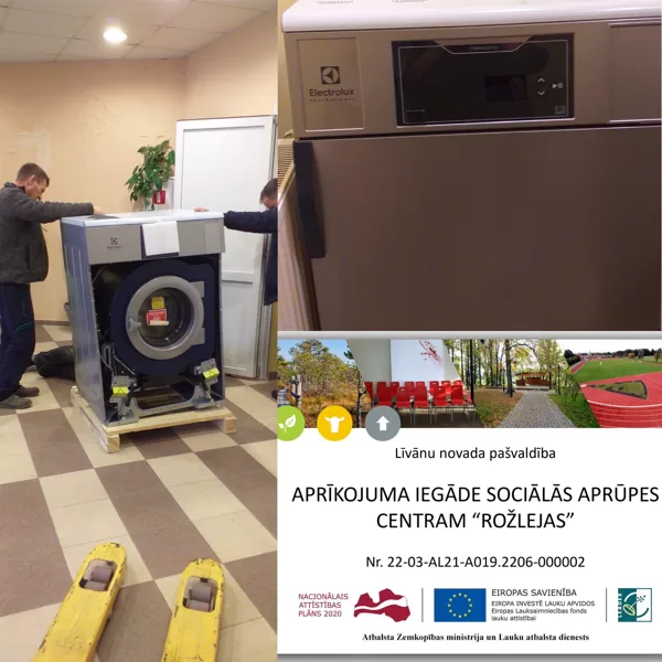 Īstenots projekts „ Aprīkojuma iegāde Sociālās aprūpes centram “Rožlejas””